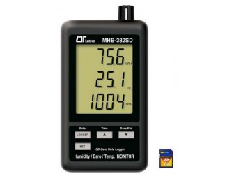 Humidity, Barometer & Temp. Display with Data Logger m.MHB-382SD